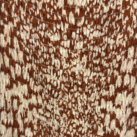 By Together Brown and White Tiered Maxi Sundress - Picture 5 of 9